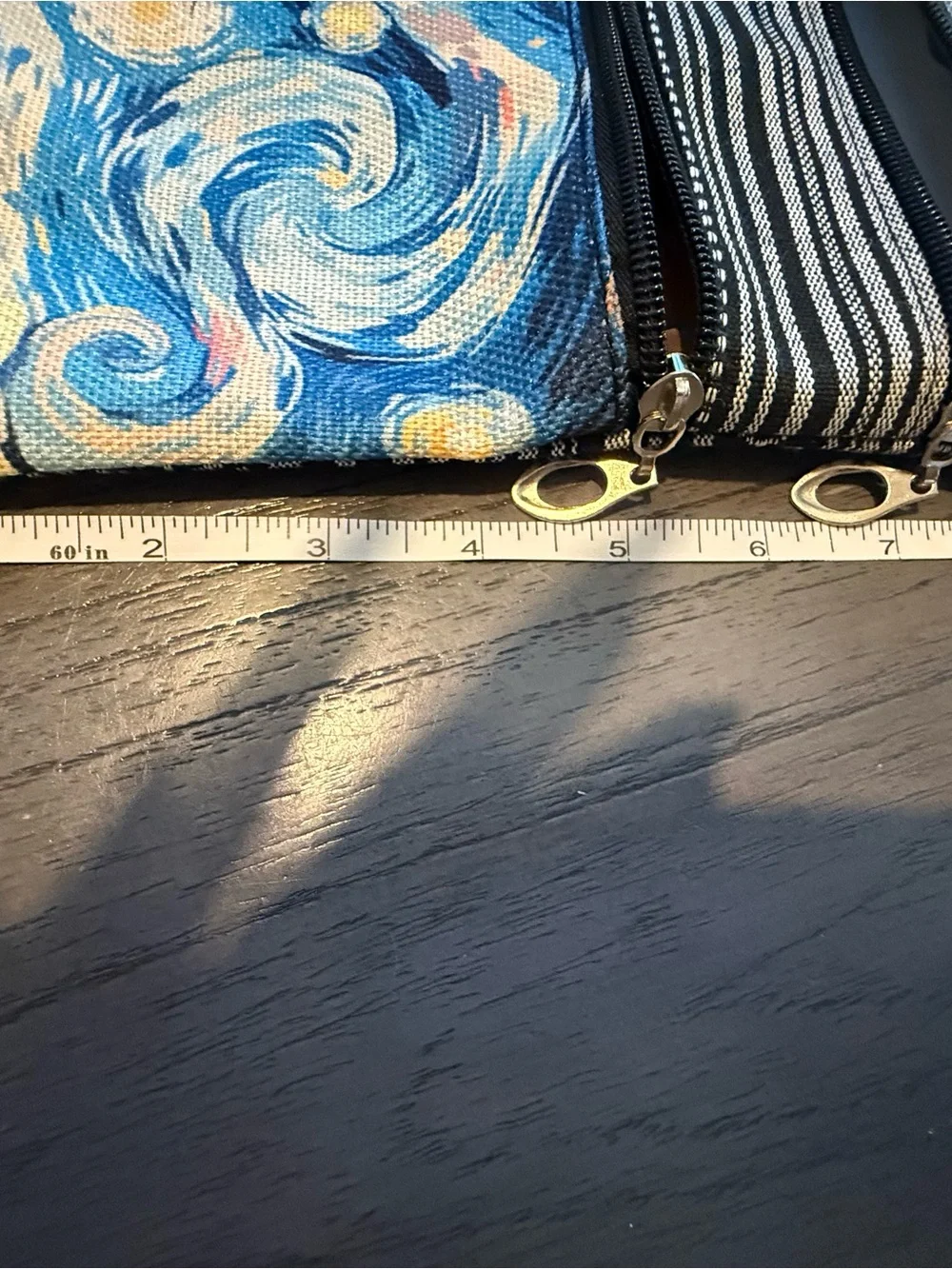 Starry Night Cat Crossbody Bag - Blue & Black